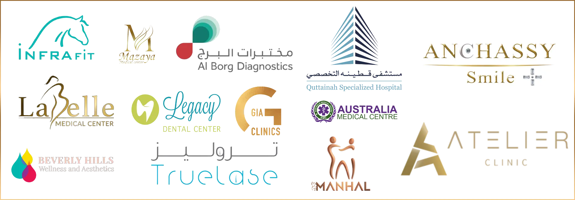 Selected healthcare and clinic clients of Quality Media House.